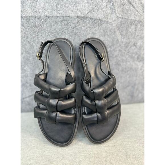 Frame Sandals Le Weston Black Vegan Leather - Picture 3 of 8